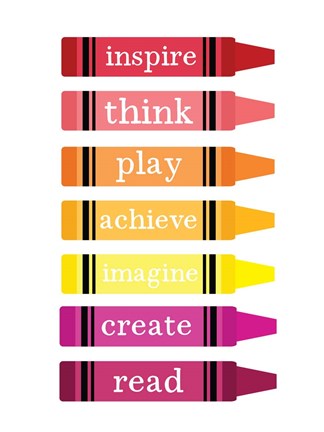 Framed School Rules II Print