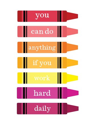 Framed School Rules III Print