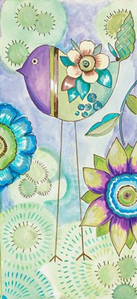 Framed Stand Tall Bird III Print