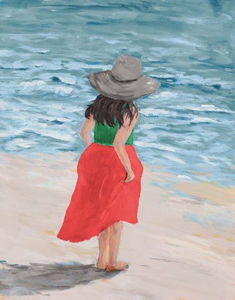 Framed Along the Water Print