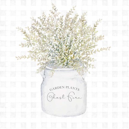 Framed Garden Plants I Print