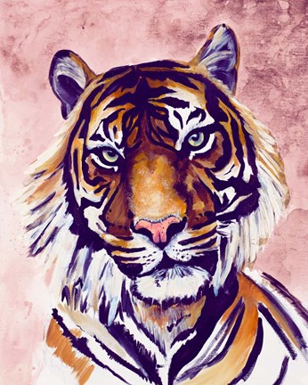 Framed Tiger Face Print