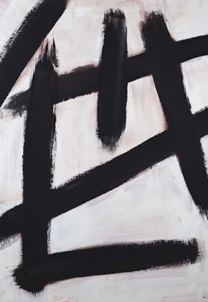 Framed Ink Strokes Print