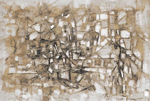 Framed Sandy Cobblestone Print