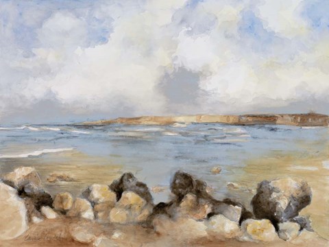 Framed Along The Coast Of Sardinia Print