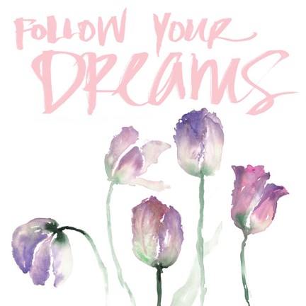 Framed Beautiful Dreams II Print