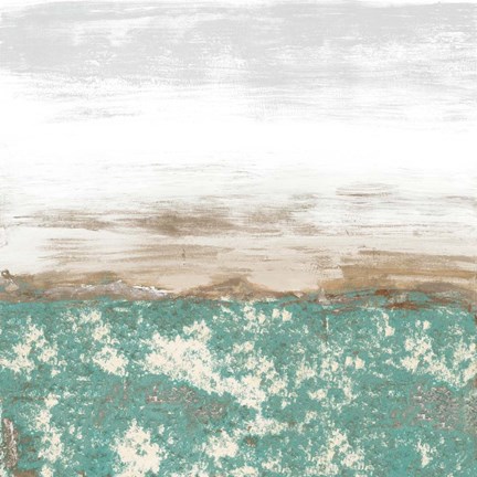 Framed Modern Landscape Abstract Print