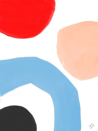 Framed Bright Shape of Things I Print