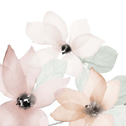 Framed Blooming Whispers Close-Up II Print