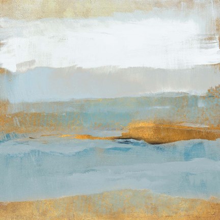 Framed Contemplative Gold Space Print