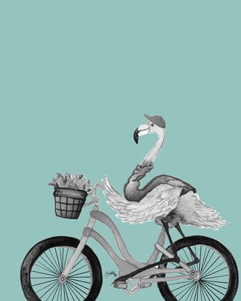 Framed What A Wild Ride On Teal I Print