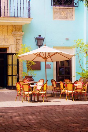 Framed Spanish Cafe Print