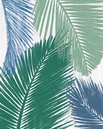 Framed Baru Palm Collage I Print