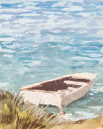 Framed Day On The Inlet Print