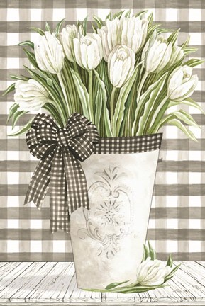 Framed Farmhouse Tulips Print