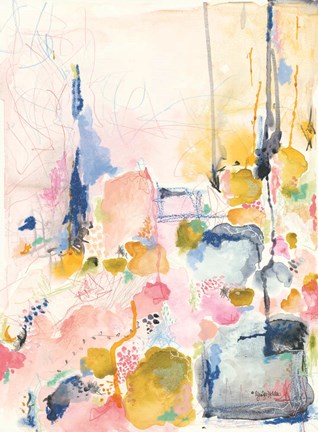 Framed Spring Abstract Print