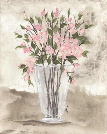 Framed Dogwood Vase Print