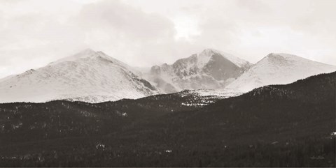 Framed Estes Park Mountains Print