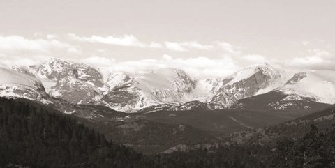 Framed Estes Park Peaks Print