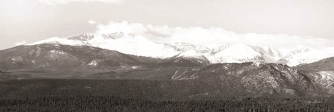 Framed Longs Peak Print