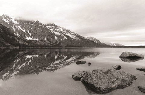 Framed Jenny Lake Print