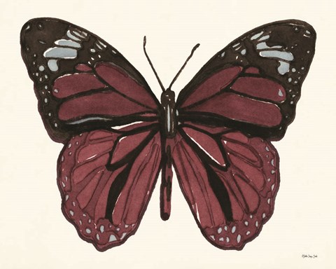 Framed Papillon 6 Print