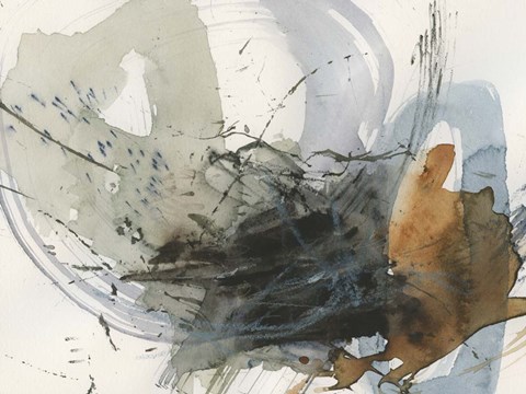 Framed Orbital Burst I Print