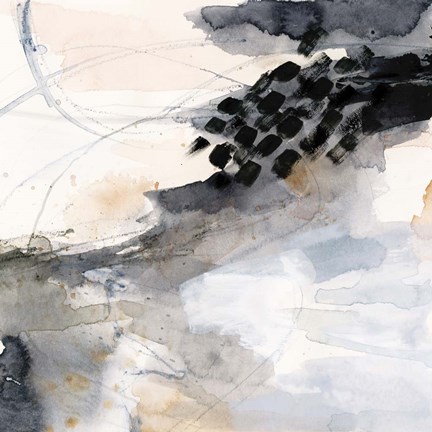 Framed Neutral Flock II Print