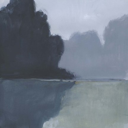 Framed Misty Pass I Print