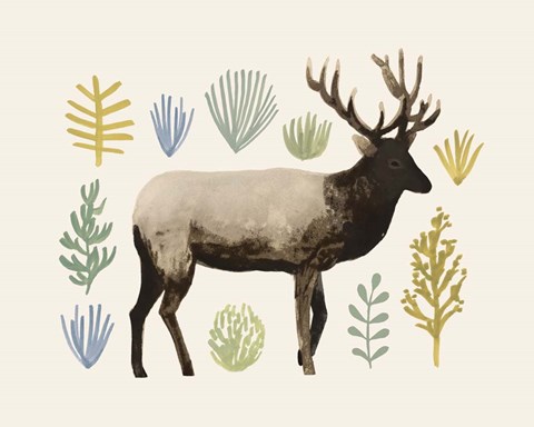 Framed Sagebrush Prairie III Print