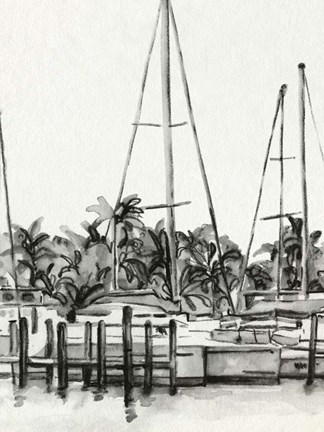 Framed Neutral Tropics I Print