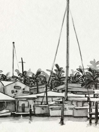 Framed Neutral Tropics III Print