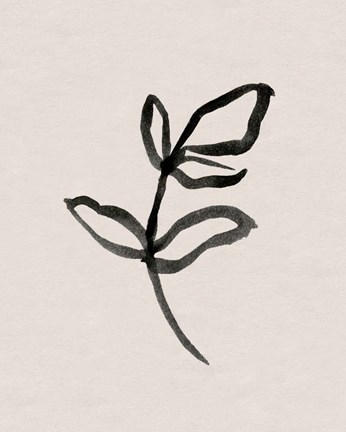 Framed Autumn Gesture II Print