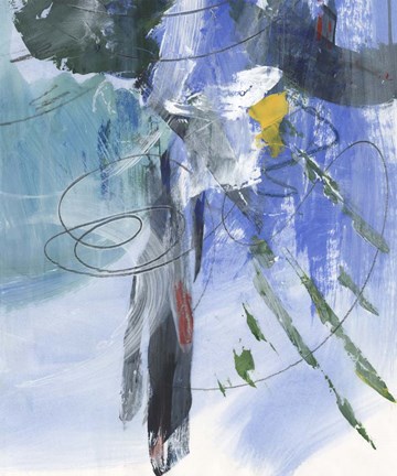 Framed Tribal Symbols II Print