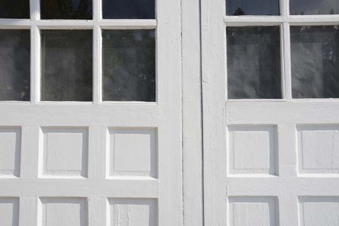 Framed Black &amp; White Windows &amp; Shadows III Print