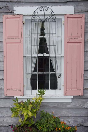 Framed Pastel Windows I Print