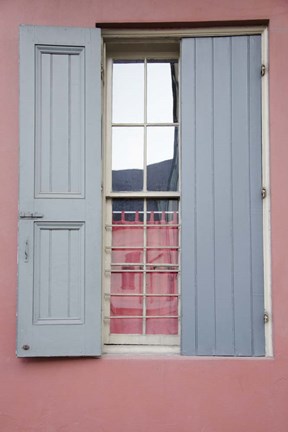 Framed Pastel Windows III Print