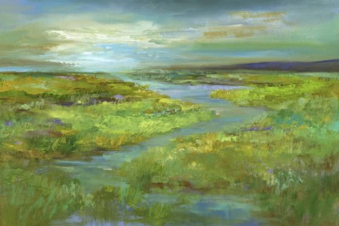 Framed Wetlands in Spring Print
