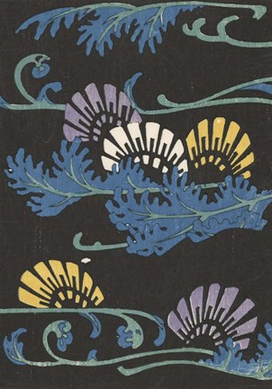 Framed Japanese Graphic Design I Print