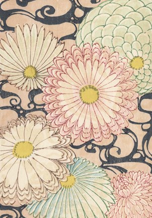 Framed Japanese Graphic Design V Print