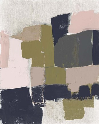 Framed Revised Color Block I Print