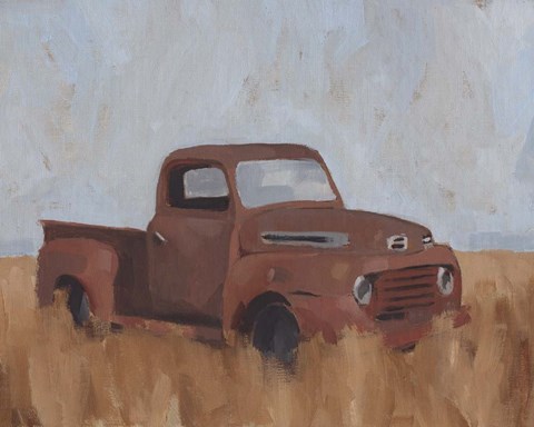 Framed Farm Truck V Print
