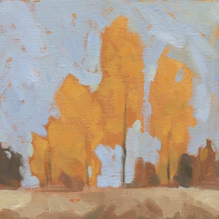 Framed Golden Seasons II Print