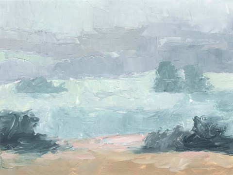 Framed Pastel Valley II Print