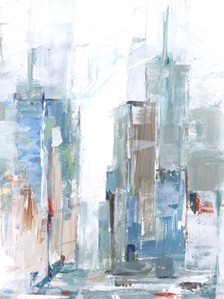 Framed Brilliant City Study I Print