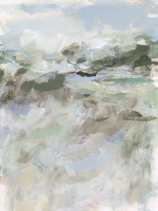 Framed Far Away Hills II Print