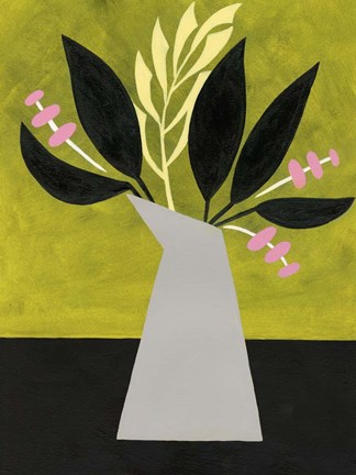 Framed Mod Bouquet I Print