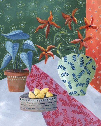 Framed Table Vignette II Print