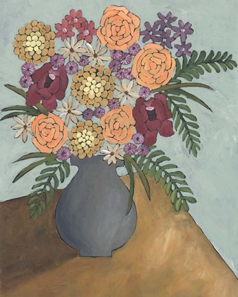 Framed Table Arrangement II Print