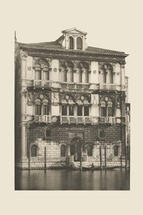 Framed Vintage Views of Venice II Print